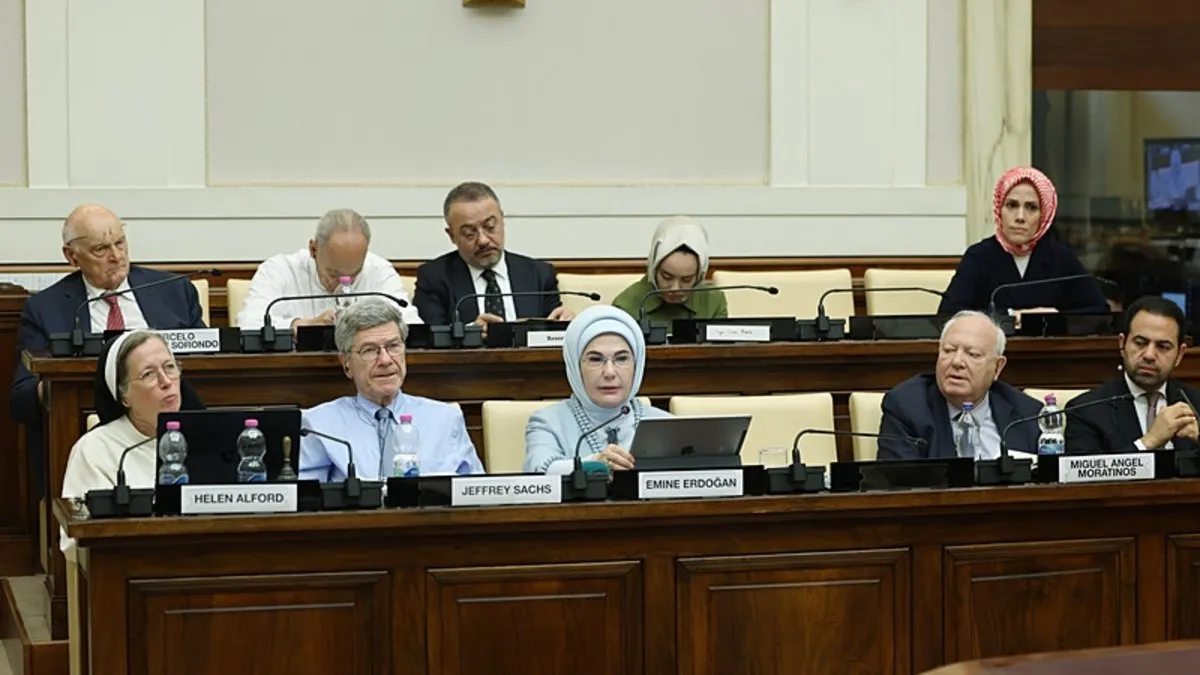 Emine Erdoğan’dan “Kardeşlik Temelli Ekonomi: Etik Çok Taraflılık” konferansına ilişkin paylaşım Emine Erdoğan’dan “Kardeşlik Temelli Ekonomi: Etik Çok Taraflılık” konferansına ilişkin paylaşım