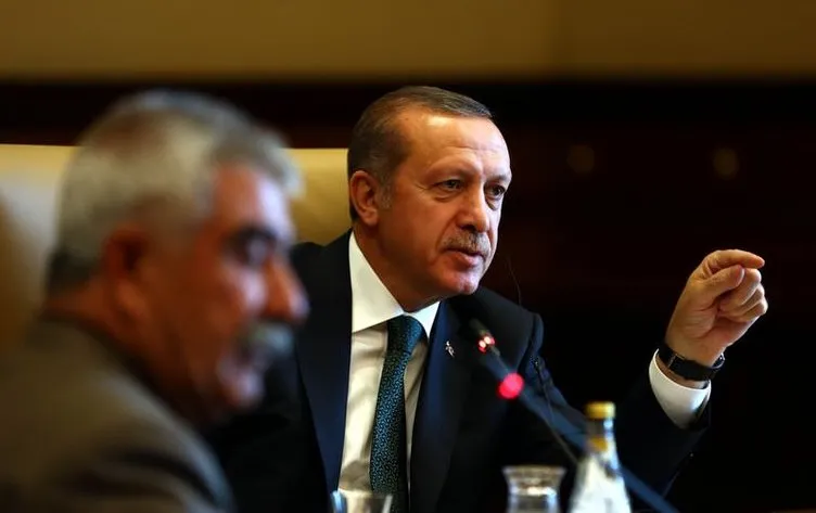 Erdoğan, Ezidi heyeti kabul etti