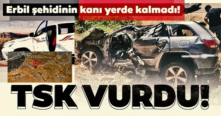 Son dakika: TSK ve MİT Erbil suikastının planlayıcılarını vurdu