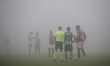 Nacional - Benfica maçına sis engeli