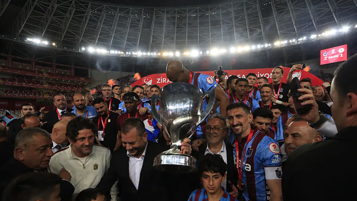 TFF'den şampiyon Trabzonspor'a tebrik!