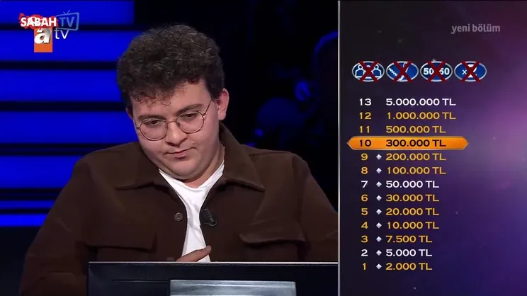 Kim Milyoner Olmak İster’de yarışmacı 1 milyon TL’lik soruyu açtıracaktı! İşte 500 bin TL'lik o soru