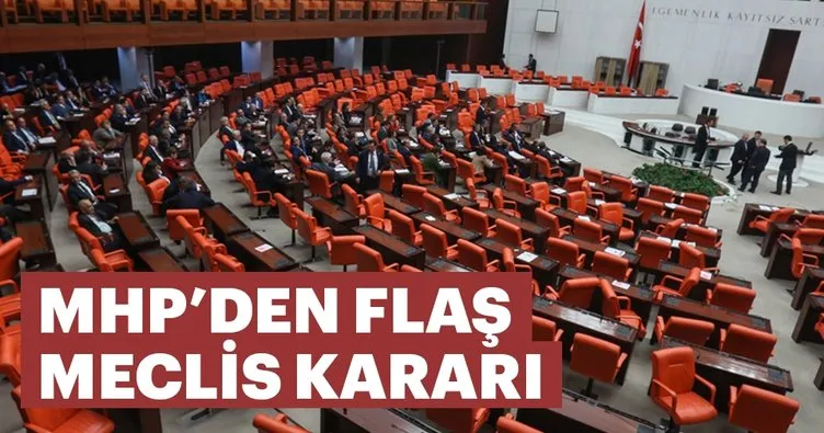 MHP Meclis Başkanlığı için aday göstermeyecek