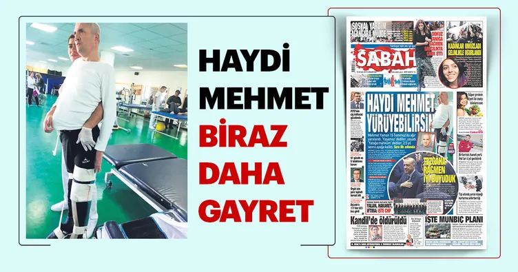 Haydi Mehmet biraz daha gayret
