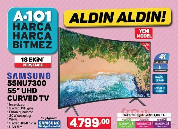 A101 aktüel ürünleri listesi yayınlandı! 18 Ekim Perşembe A101 aktüel ürünleri listesi hangi ürünler var?