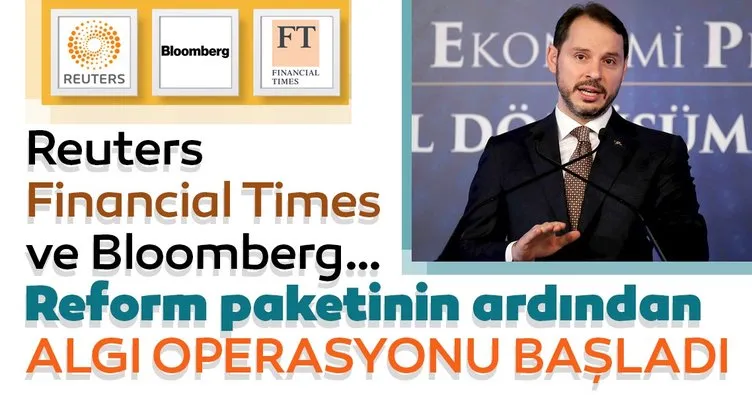 Son dakika haber: Türkiye ekonomisine karşı topyekün saldırıya geçtiler! Reuters, Bloomberg,  Financial Times’tan kara propaganda