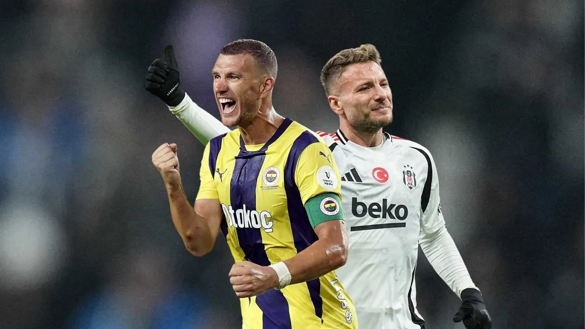Fenerbahçe'de Dzeko, Beşiktaş'ta Immobile ön planda