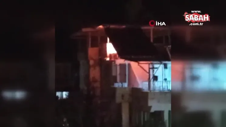 Hatay’da klima ünitesinde çıkan yangın korkuttu