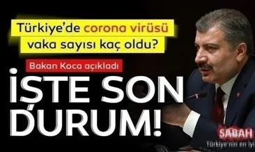 GÜNLÜK TABLO SON DAKİKA | Türkiye corona virüsü vaka, ölü ve iyileşen sayısı son durum! 26 Eylül Türkiye corona virüsü vaka sayısı kaç oldu?
