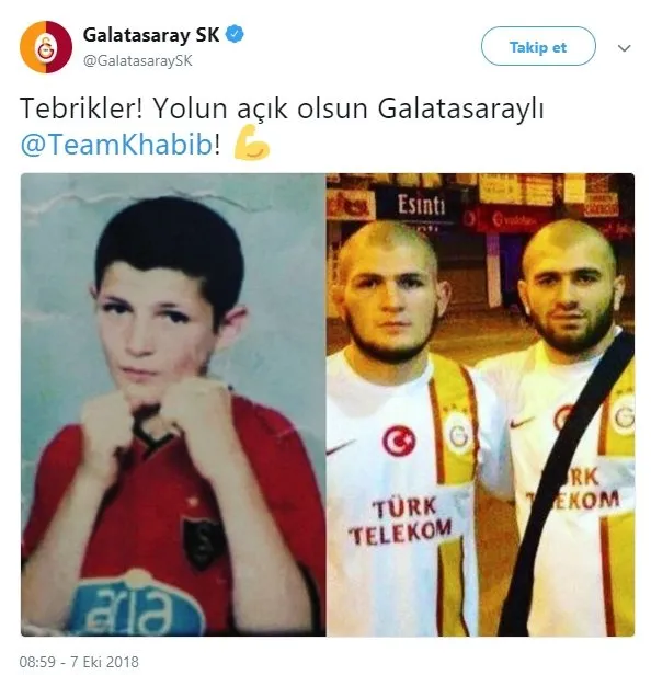 Galatasaray’dan Nurmagomedov atağı