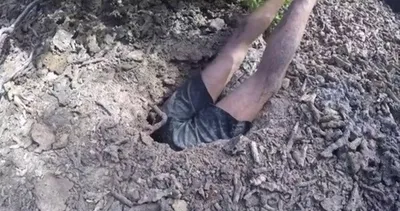 Avcının şoke eden görüntüleri! ’Canavar’ yakaladı