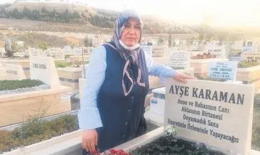 Anne duruşmadan sonra kızının mezarına koştu