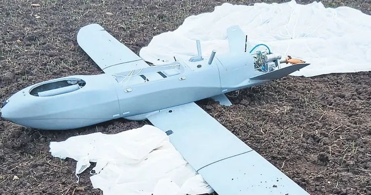 Boş araziye İHA düştü