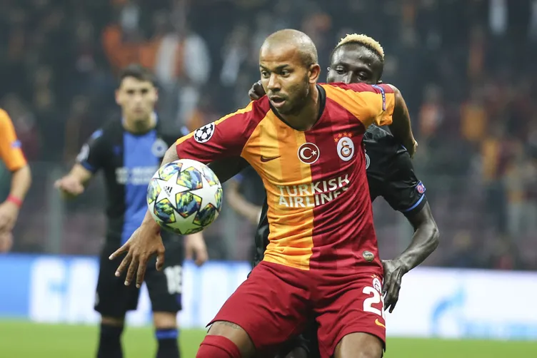 Galatasaray - Club Brugge maçından kareler