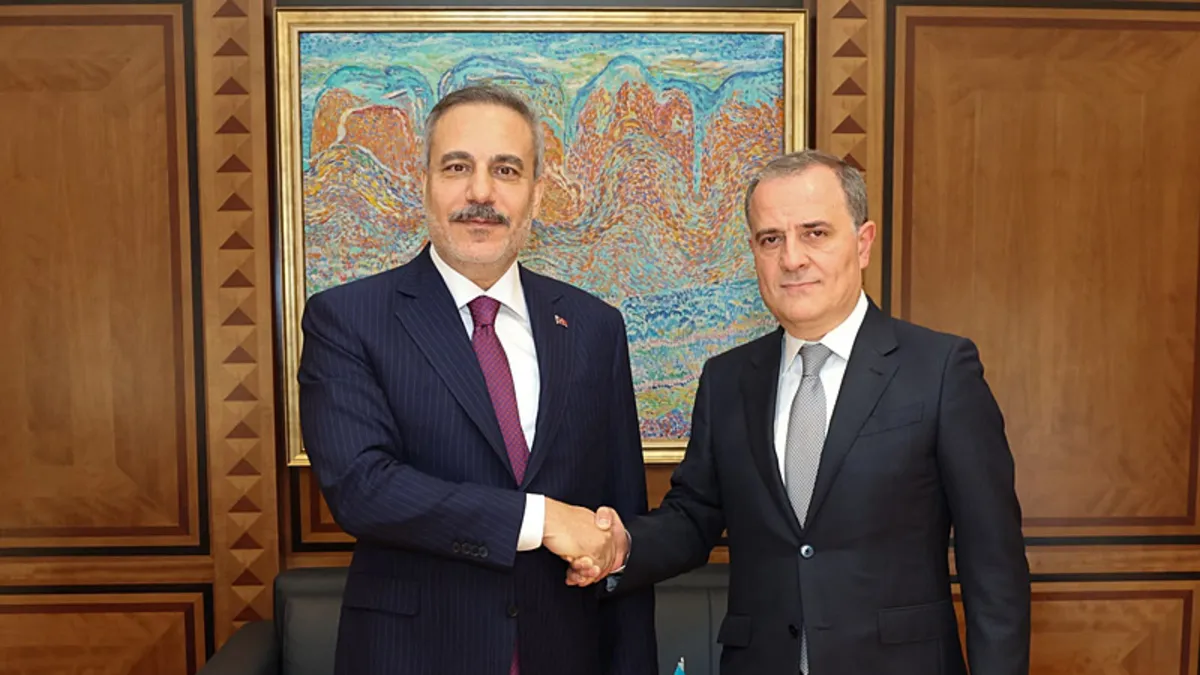 Bakan Fidan Azerbaycan Dışişleri Bakanı Bayramov ile görüştü