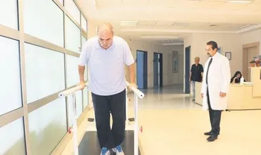 Omurilik piliyle ilk adımı attı