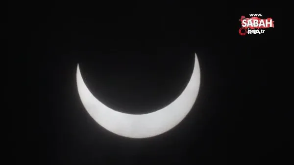 Meksika’da halkalı Güneş tutulması | Video