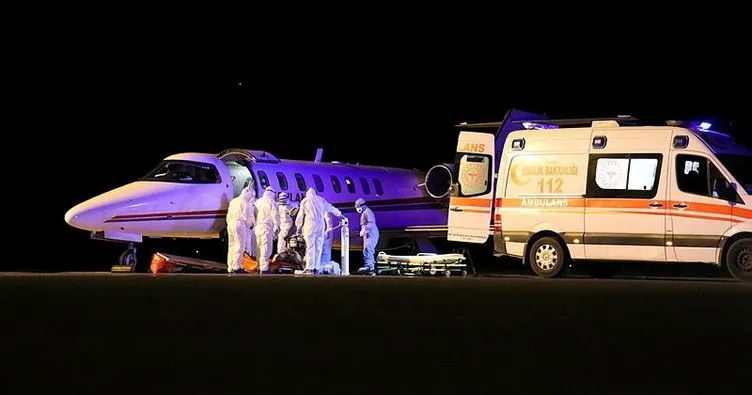 Rusya’daki Kovid-19 hastaları ambulans uçakla yurda getirildi