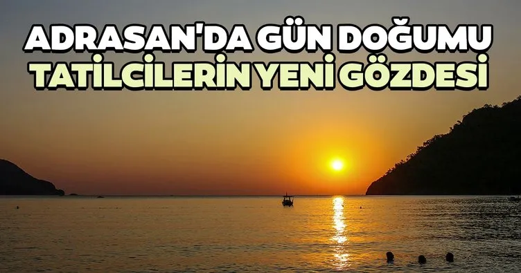 Adrasan’da gün doğumu turizmi