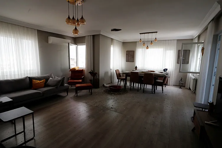 Antalya’da akılalmaz olay: Apartmana düşen yıldırım dairede delik açtı!