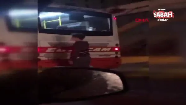 Mersin'de trafikteki tehlikeli oyunlar cep telefonu kamerasında | Video