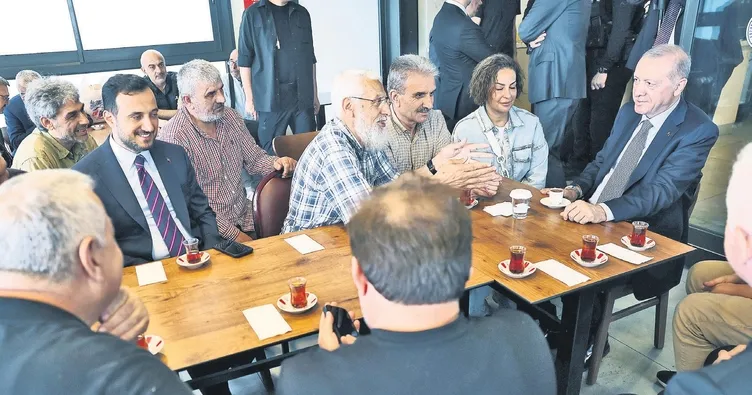 Başkan’la çay sohbeti