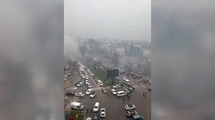 SON DAKİKA: Kahramanmaraş deprem bölgesi havadan görüntülendi! Çığlıklar tüyleri diken diken etti!