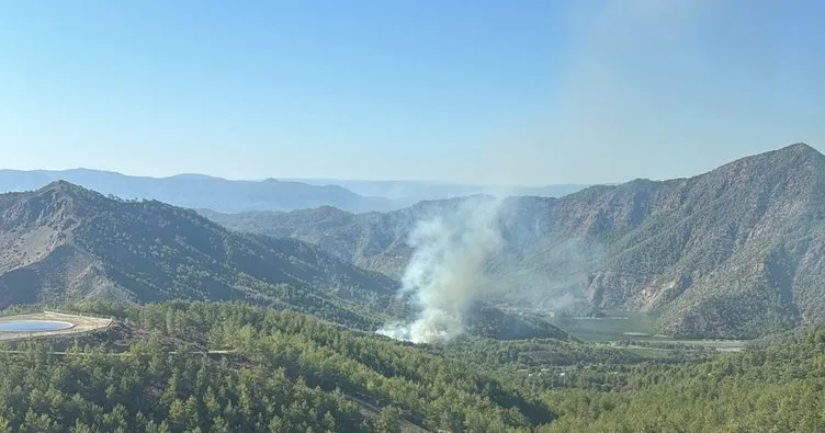 Muğla Dalaman’da orman yangını: Ekipler alevlere müdahale ediyor!