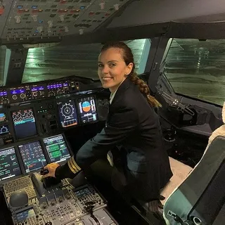 Haber Pompala: Dev uçağın ilk Türk kadın pilotu