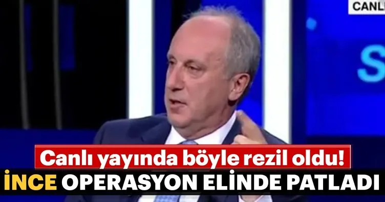 Muharrem İnce'nin FETÖ iftirası elinde patladı