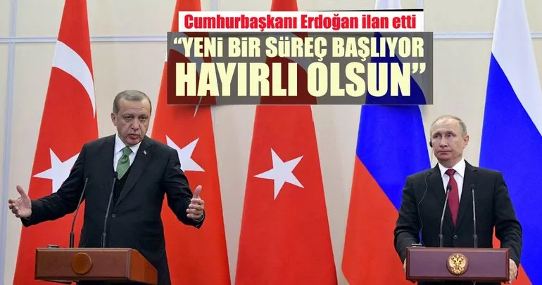 Cumhurbaşkanı Erdoğan ve Putin’den ortak açıklama geldi! Yeni bir süreç başlıyor