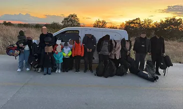 Edirne’de 15 kaçak göçmen yakalandı #edirne