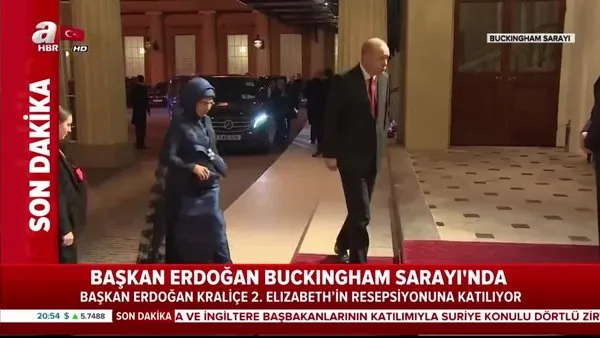 Başkan Erdoğan Buckingham'a geldi
