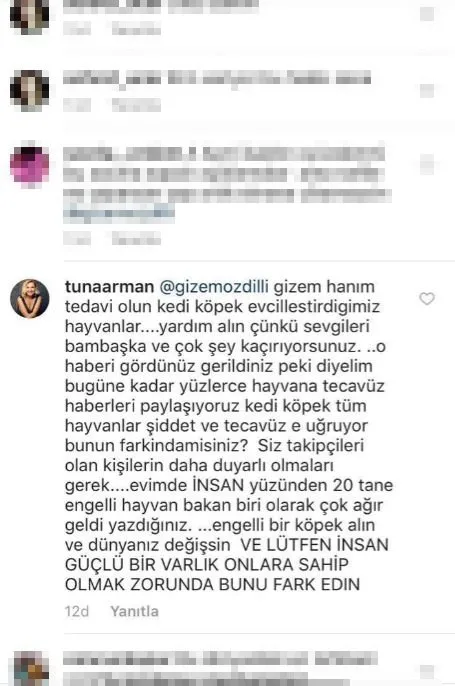 Gizem Özdilli ile oyuncu Tuna Arman’ın olaylı köpek tartışması!