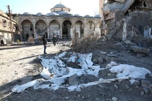 Fatihpaşa Camisi operasyonun ardından ilk kez görüntülendi