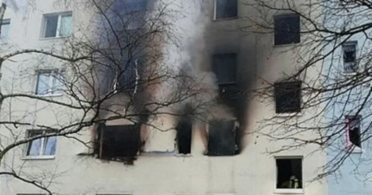 Almanya’nın Blankenburg şehrinde bir apartmanda patlama!