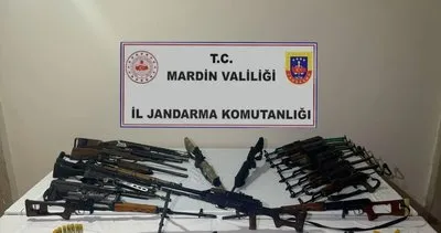 Mardin’de çok sayıda silah ve mühimmat ele geçirildi #mardin