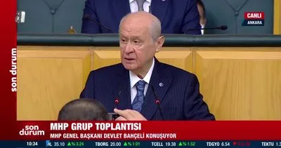 SON DAKİKA: MHP Genel Başkanı Devlet Bahçeli’den MHP grup toplantısında önemli