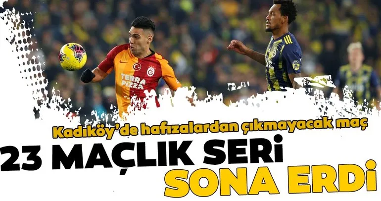 Fenerbahçe 1 - 3 Galatasaray MAÇ SONUCU