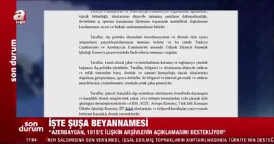 Şuşa Beyannamesi nedir? İşte Başkan Erdoğan’la Cumhurbaşkanı Aliyev’in imzaladığı Şuşa Beyannamesi’nin maddeleri...