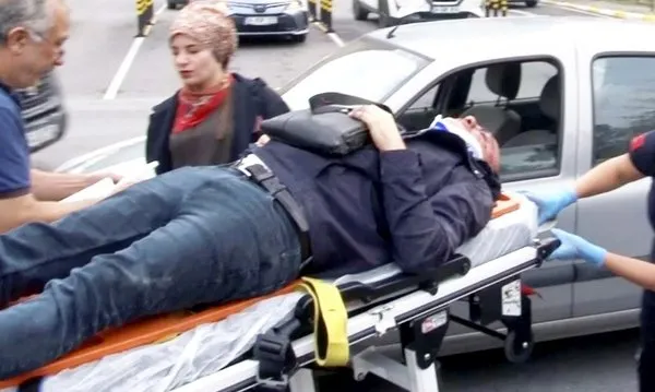 Kırmızı ışıkta yayaya çarpma anı