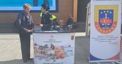 Erzincan’da Jandarma KADES uygulaması hakkında bilgilendirdi #erzincan