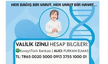 Haydi Furkan’ı el birliğiyle yaşatalım #tokat