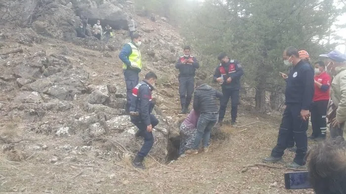 Karaman’da 2 gündür kayıp olan kadın mağarada bulundu