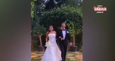 Diriliş Ertuğrul’un Turgut Alp’i Cengiz Coşkun 8 yıllık aşkıyla dünyaevine girdi! İşte düğünden görüntüler | Video