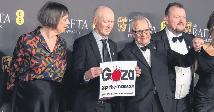 BAFTA’da Filistin’e destek İsrail’e tepki: Durdurun bu savaşı