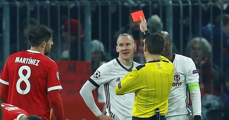 Beşiktaş'ta kırmızı kart şoku! Vida...