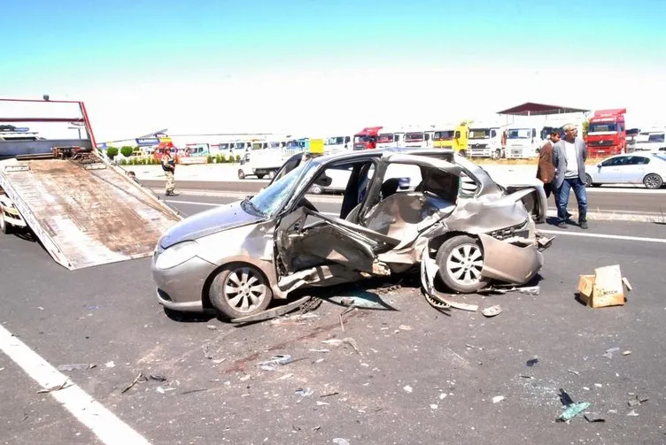 Diyarbakır’da trafik kazası: 1 ölü, 6 yaralı