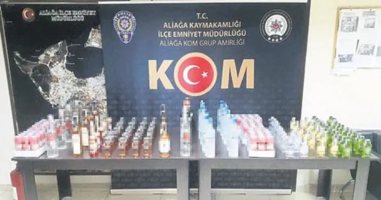 Gümrük kaçağı içkiler yakalandı
