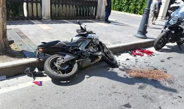 İstanbul'da feci kaza! Motosikletler kafa kafaya çarpıştı: 2 sürücü yakalandı! #istanbul